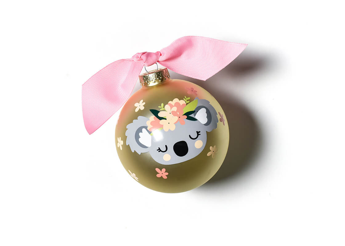 Koala Glass Ornament