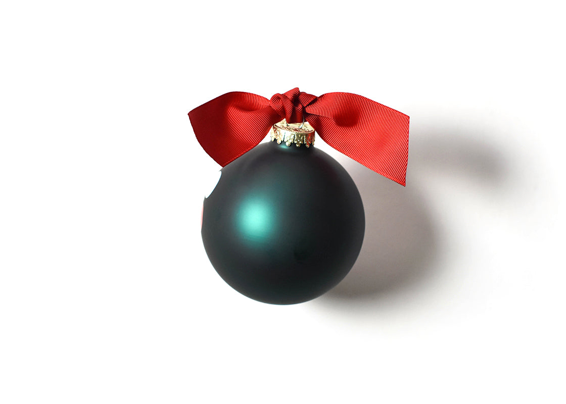 Ho Ho Santa Glass Ornament, Fair Skin