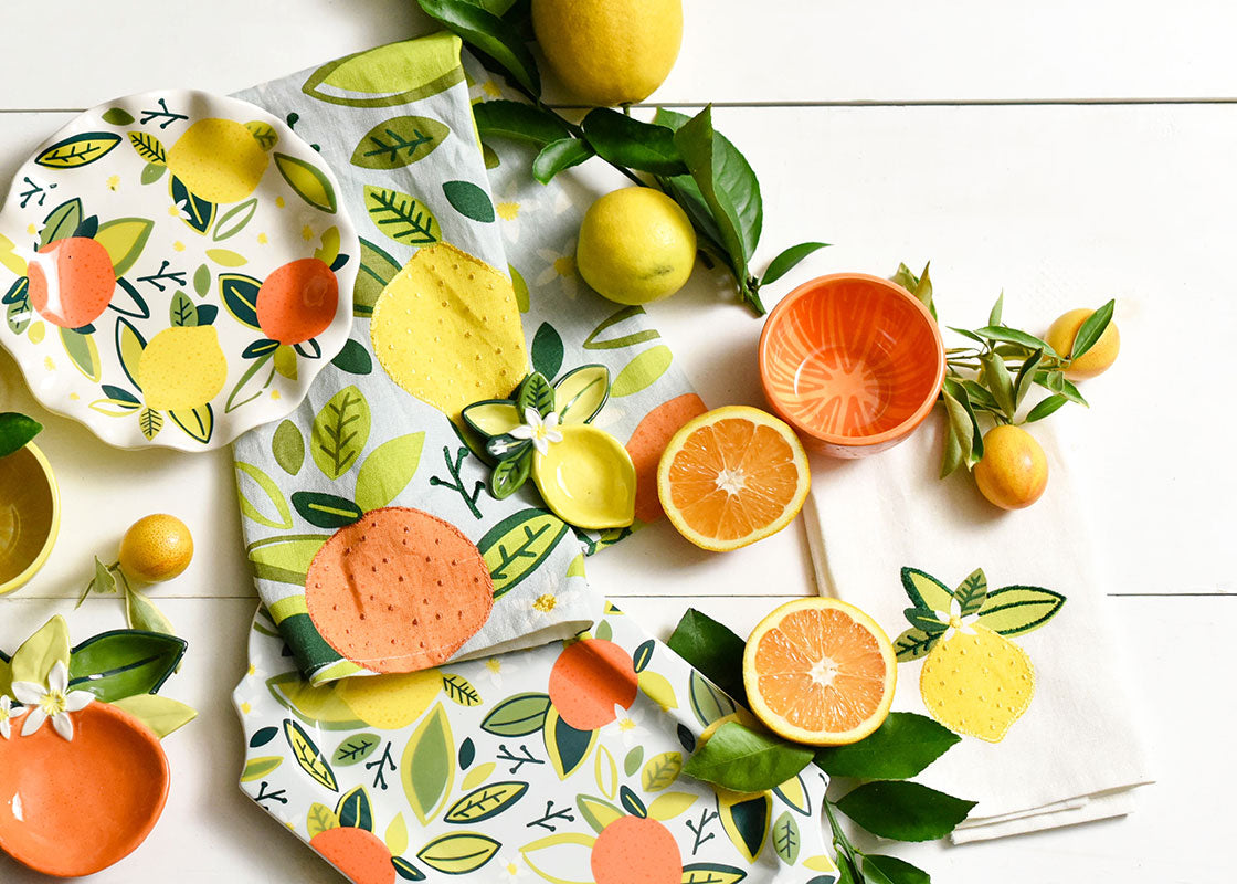 Citrus Large Hand Towel