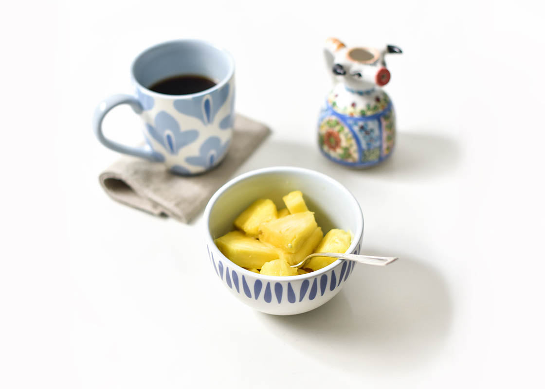 Iris Blue Drop Small Bowl