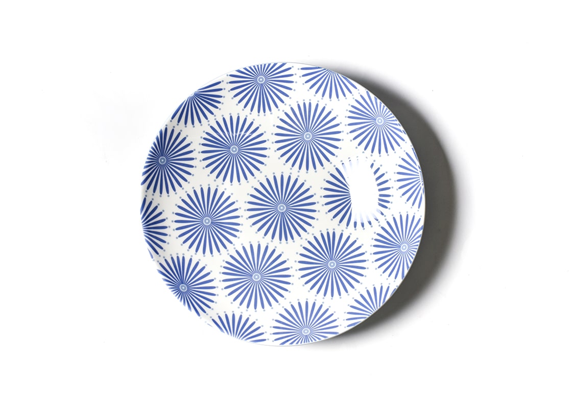 Iris Blue Burst Pip Mix Pasta Bowls, Set of 2