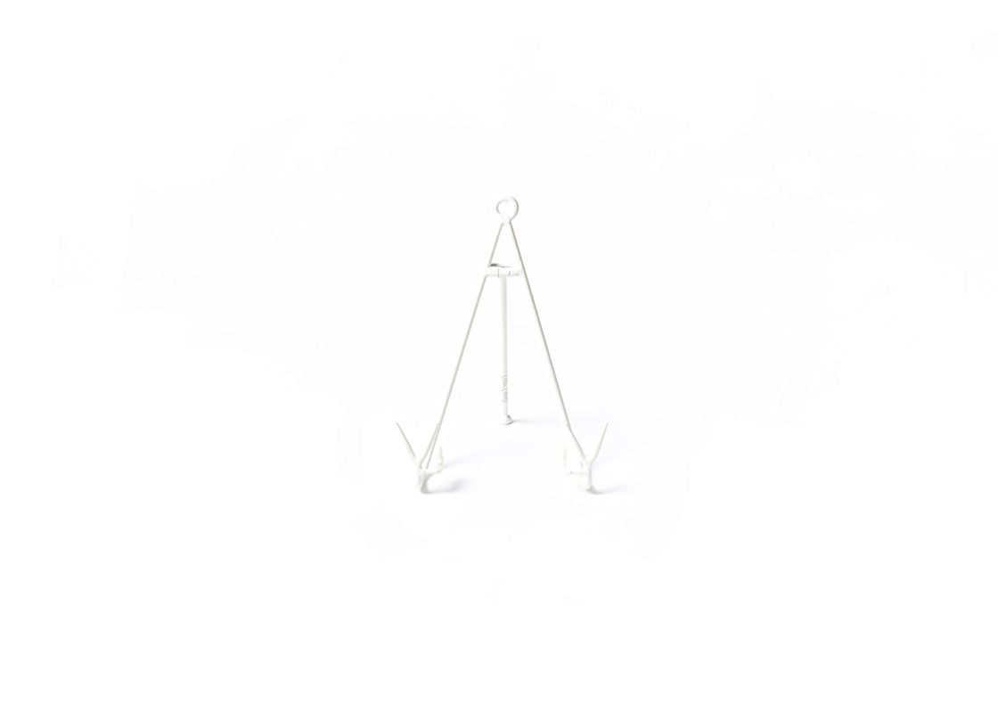 White Medium Flare Plate Stand