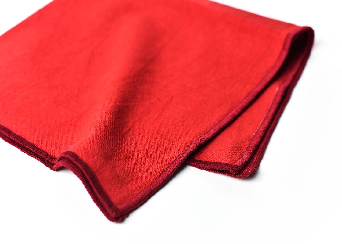 Color Block Red Napkin, Set of 4