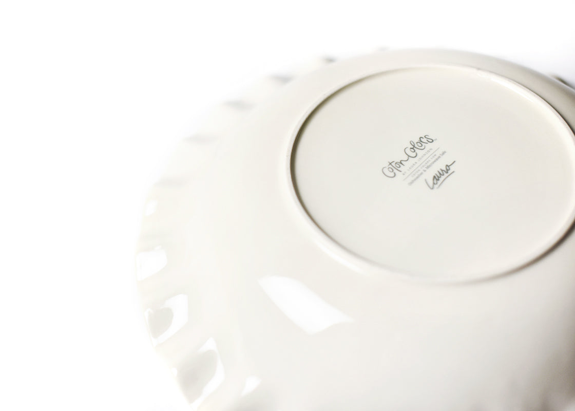 Signature White 11” Ruffle Best Bowl