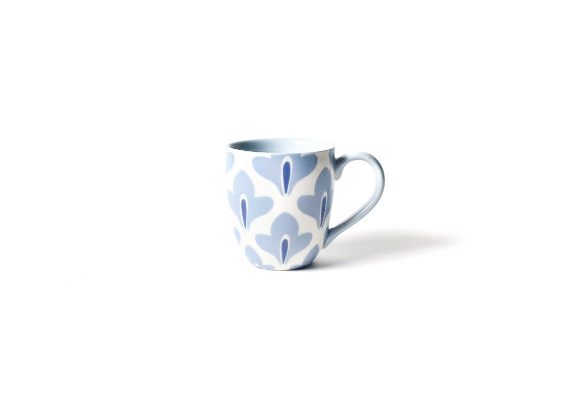 Iris Blue Sprout Mug, Set of 4