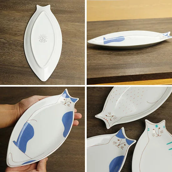 Cat-shaped plate