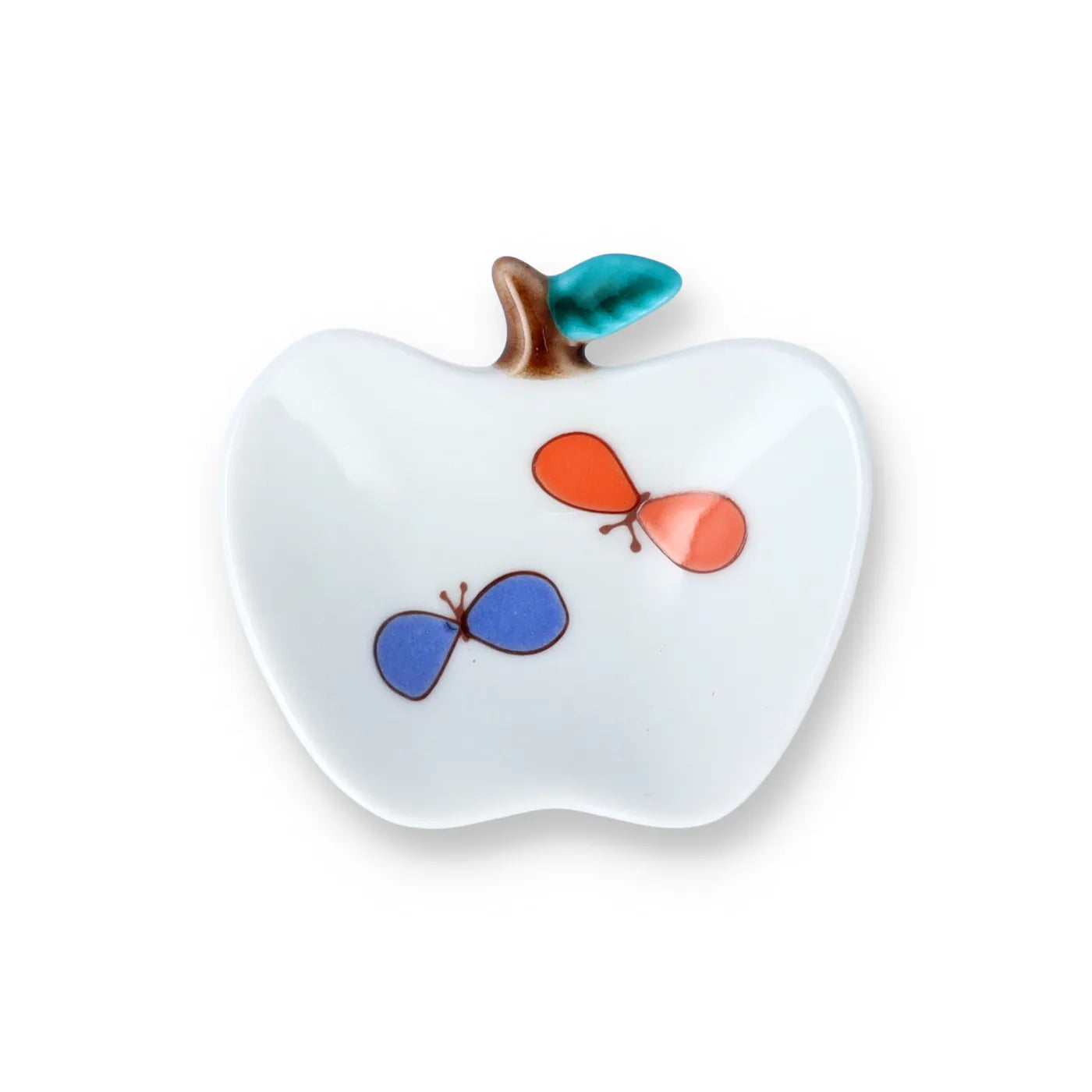 Apple-shaped trinket dish