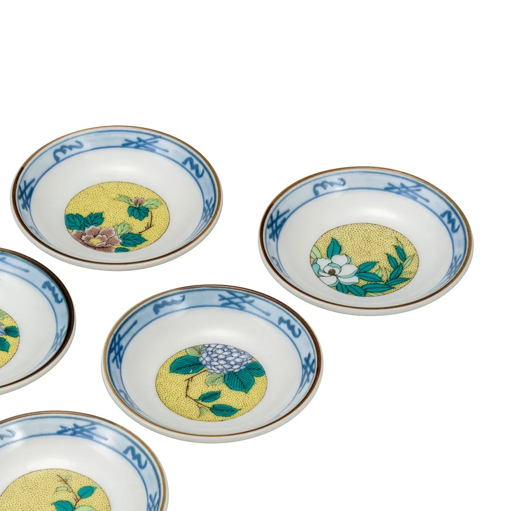 Floral Decorative Saucer Set