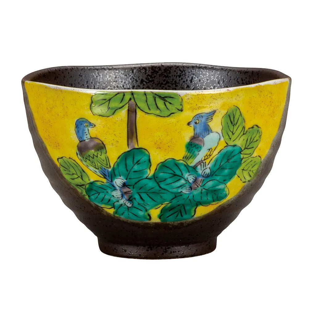 Hand - painted flared bowl