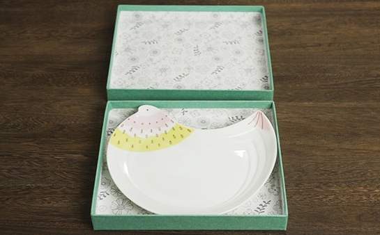 Bird-shaped appetizer plate