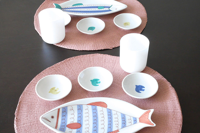 Fish ceramic platter