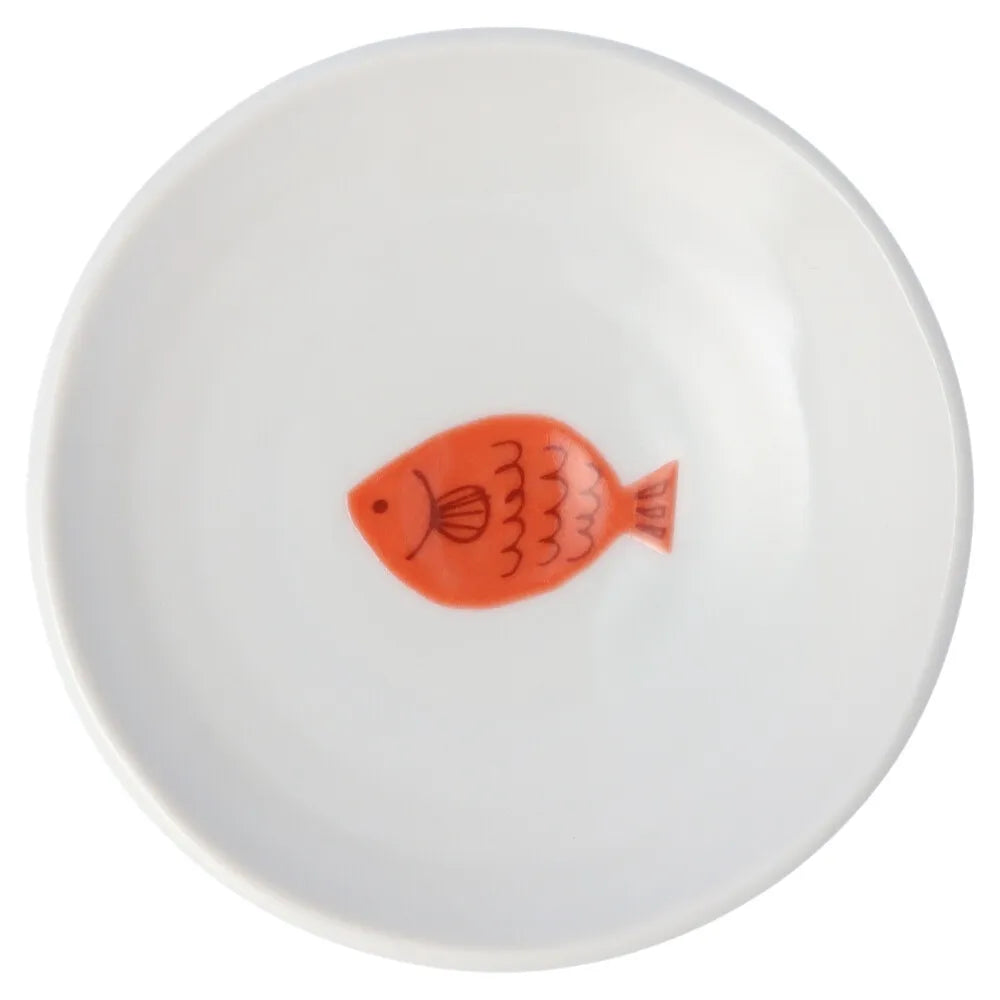Fish-themed saucer set
