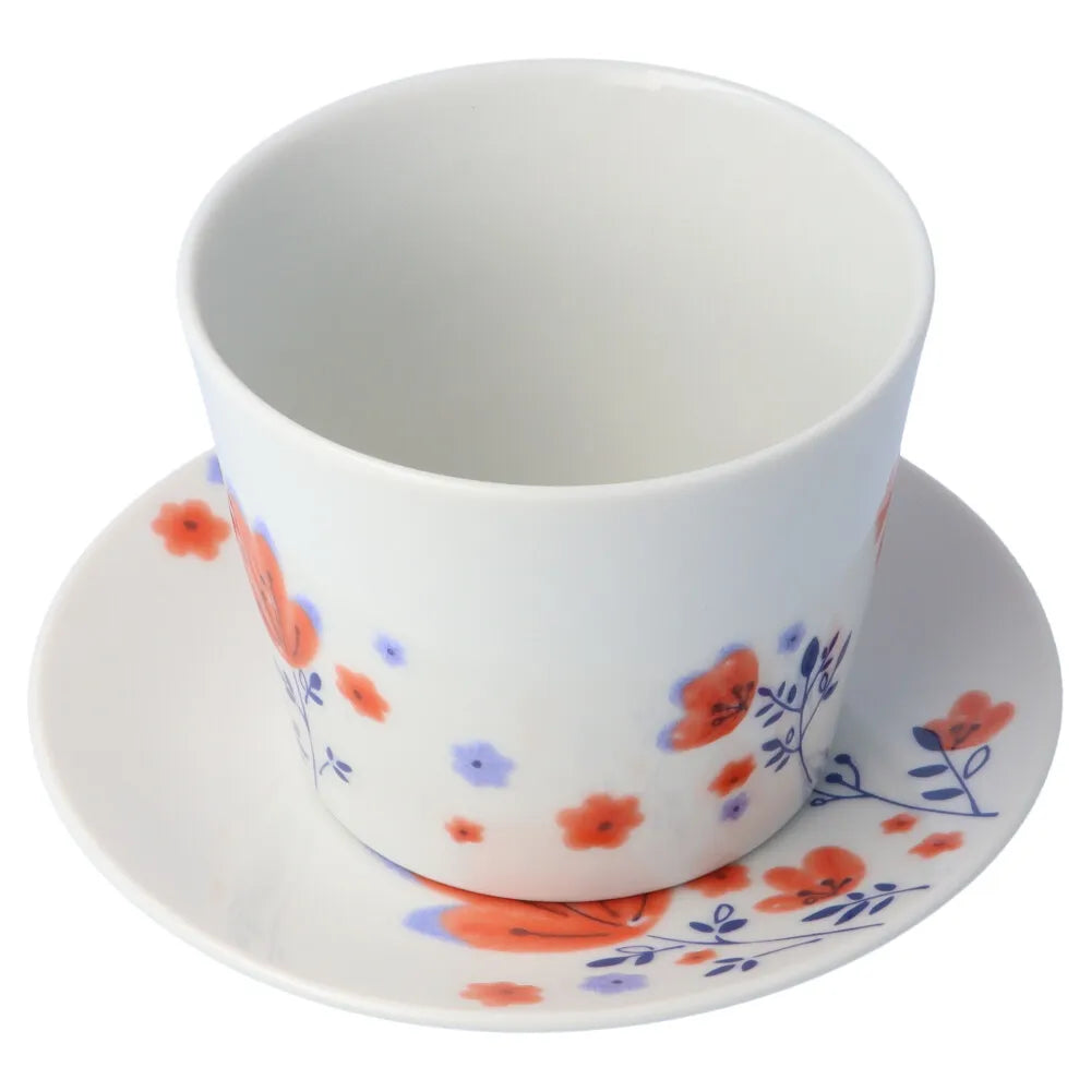 Floral Cup and Saucer