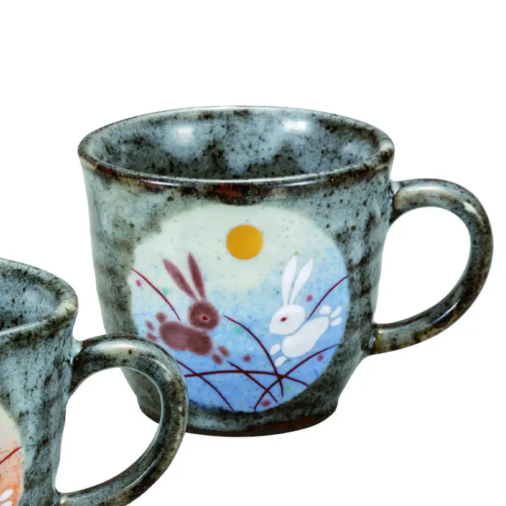 Rabbit Motif Mug Set
