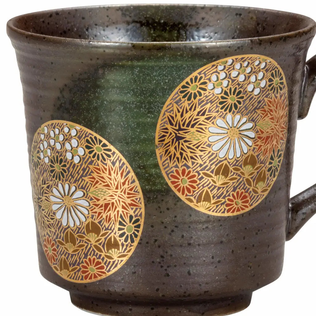Floral circular mug