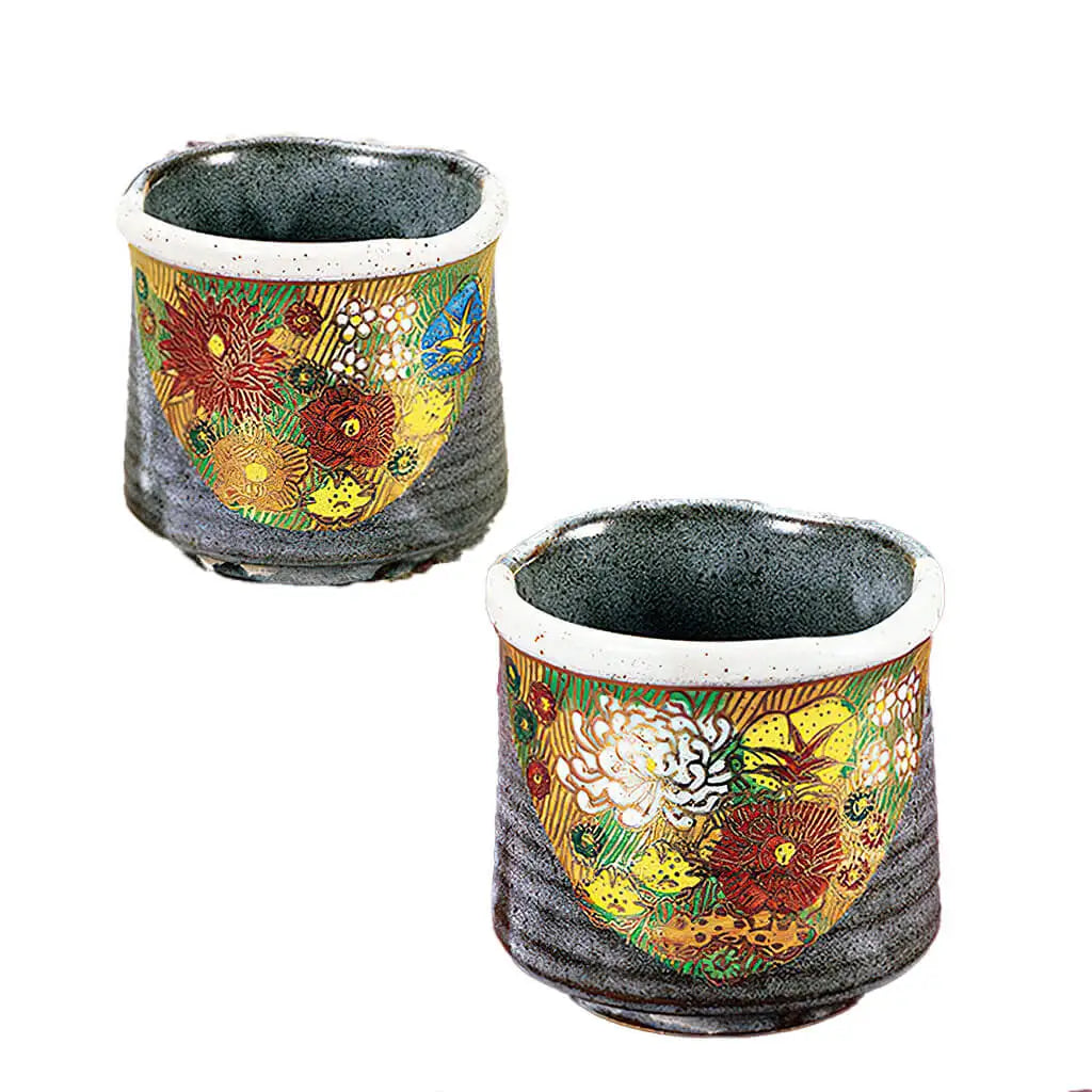 Decorative Ceramic Teacup Pair