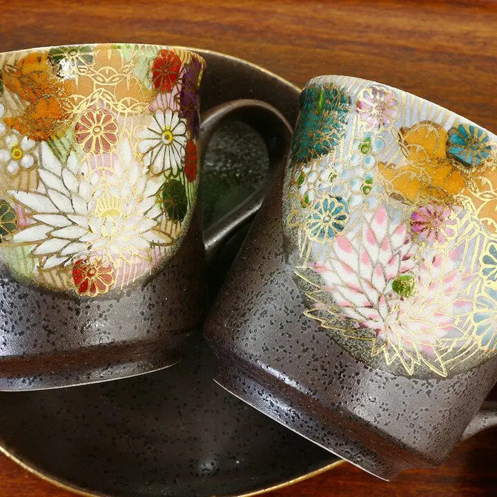 Coffee Cup and Saucer Pair