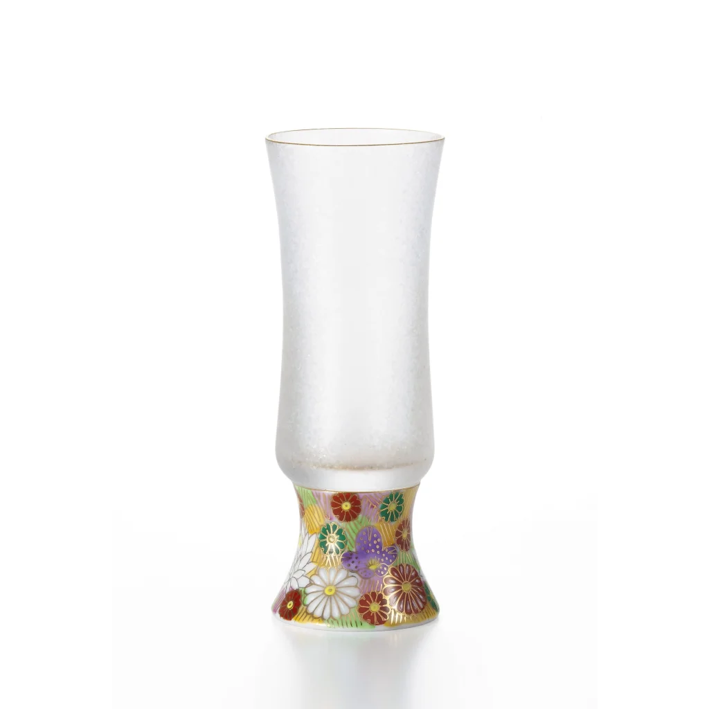 Floral Base Drinking Glass