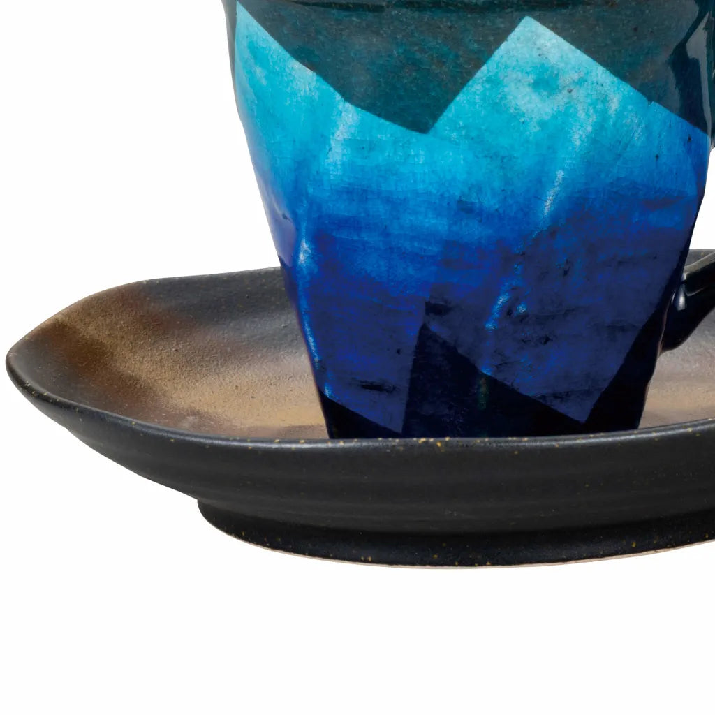Tapered Teacup and Saucer