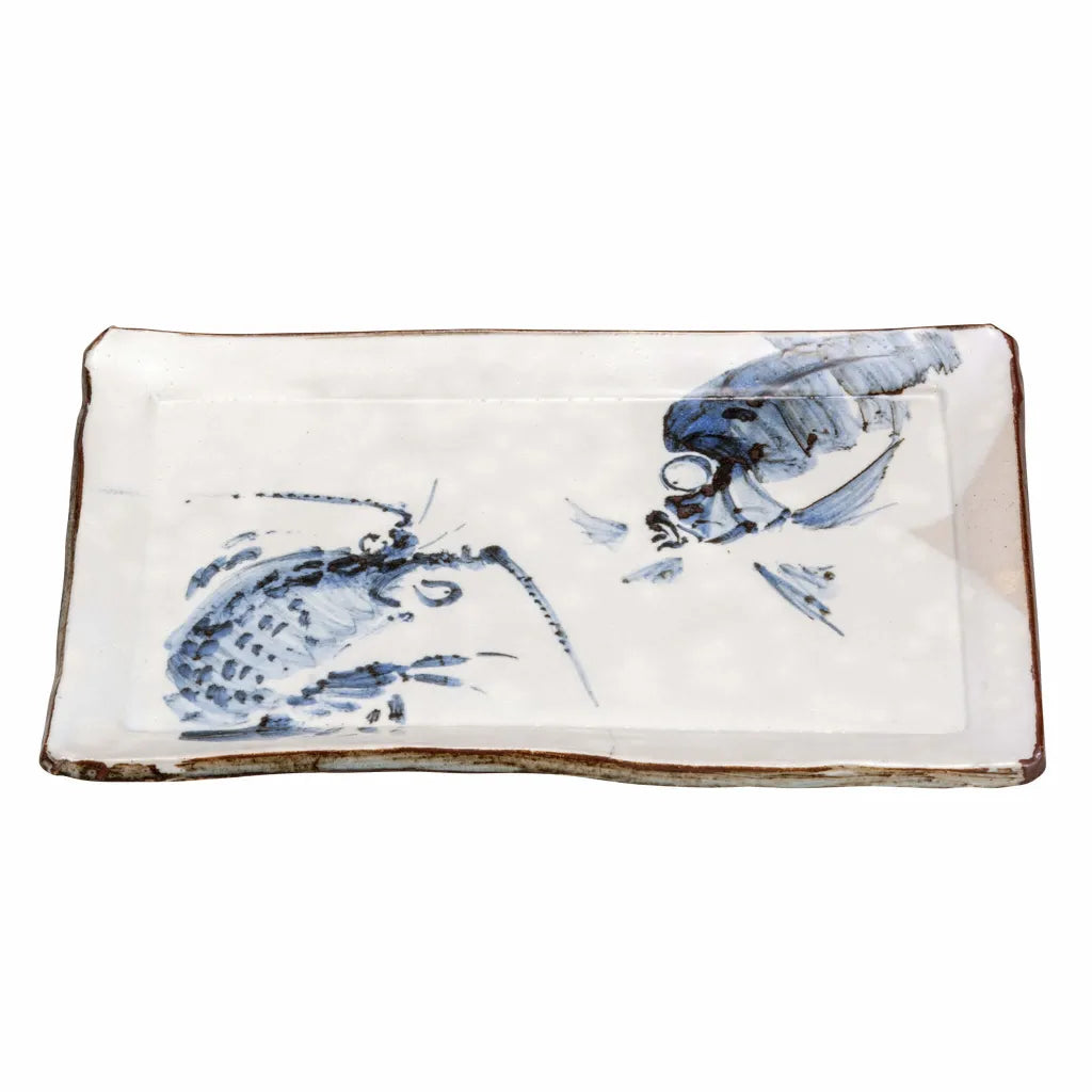 Marine art serving dish