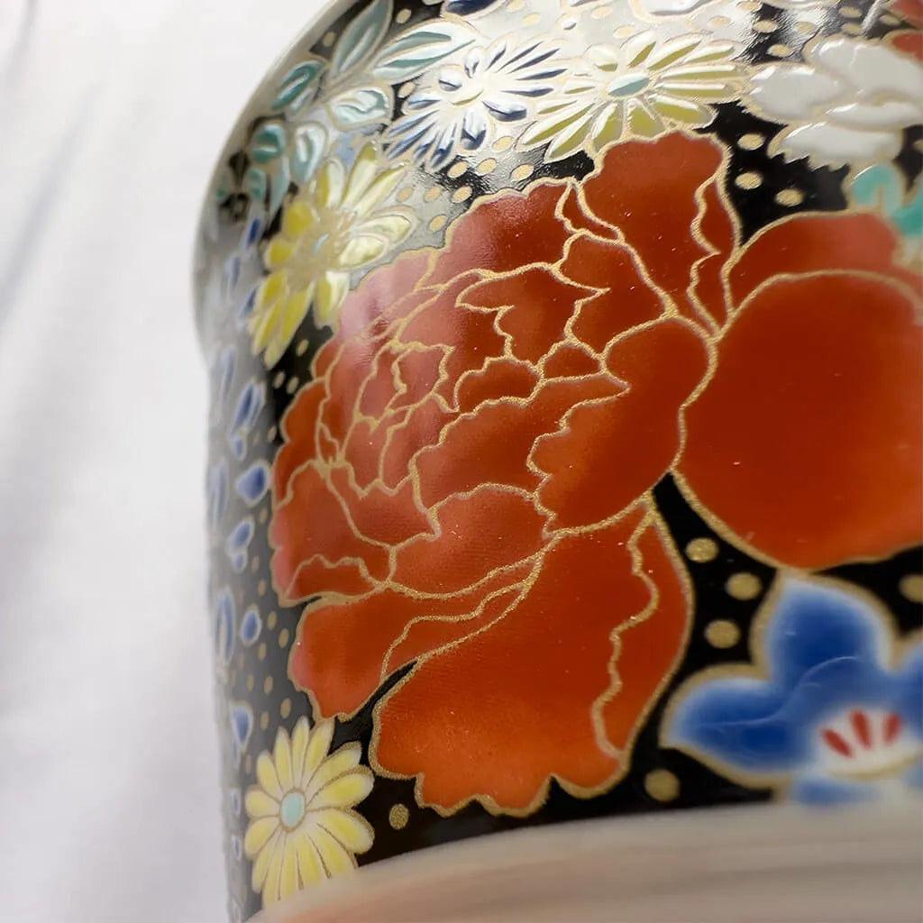 Floral flared mug