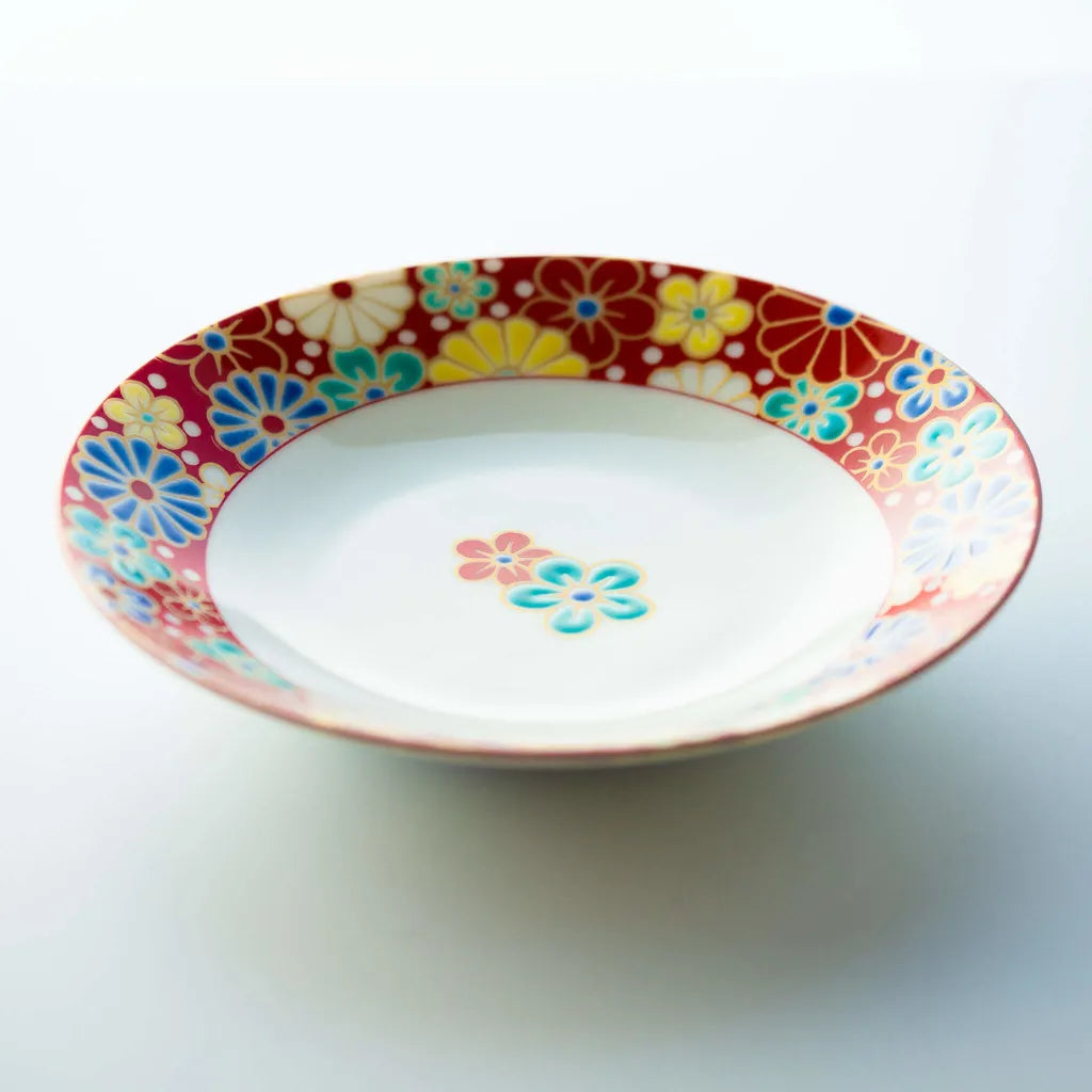 Floral Rimmed Table Plates
