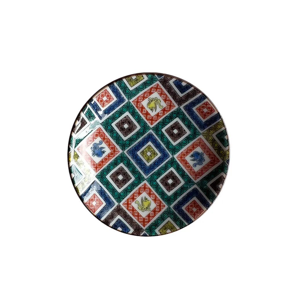 Circular Asian Motif Plate