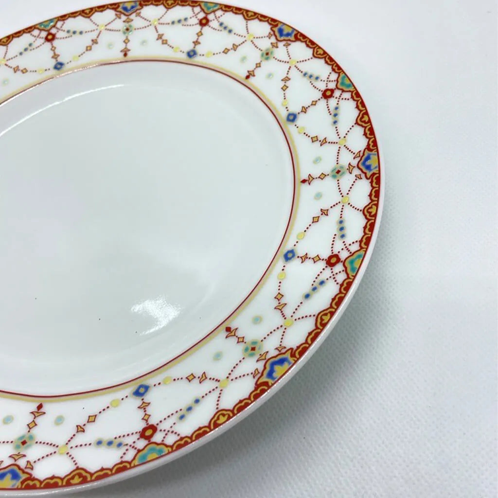 Ornate circular serving plate